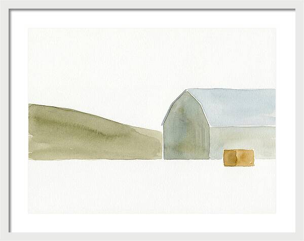 Tranquil Landscape In Watercolor