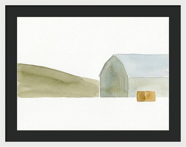 Tranquil Landscape In Watercolor