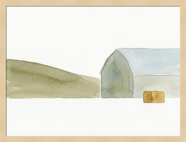Tranquil Landscape In Watercolor