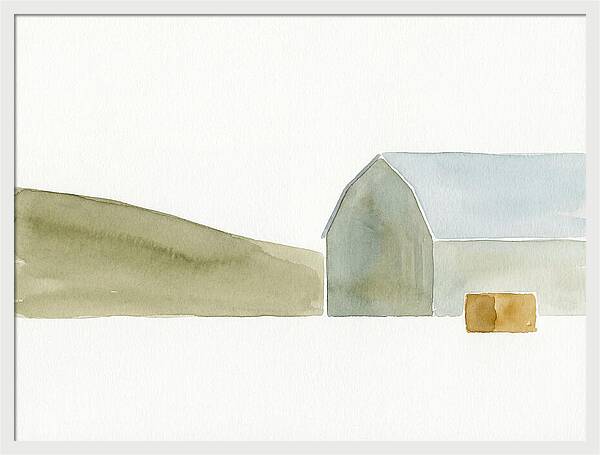 Tranquil Landscape In Watercolor