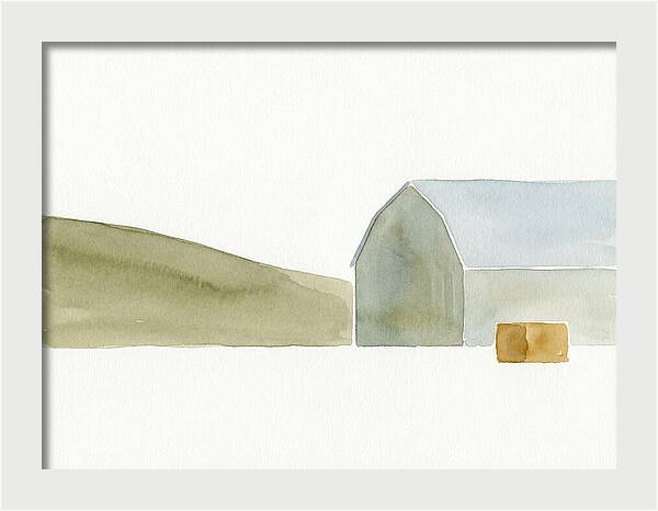 Tranquil Landscape In Watercolor