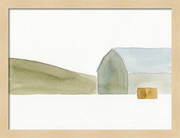 Tranquil Landscape In Watercolor