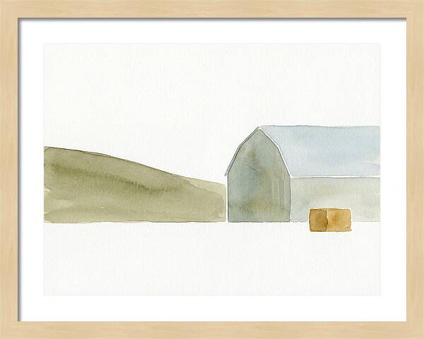 Tranquil Landscape In Watercolor