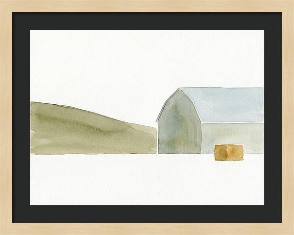 Tranquil Landscape In Watercolor