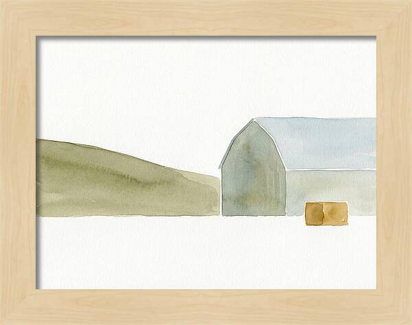 Tranquil Landscape In Watercolor