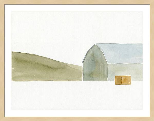 Tranquil Landscape In Watercolor