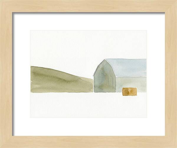 Tranquil Landscape In Watercolor