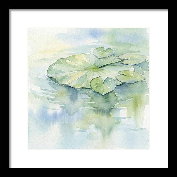 Tranquil Lily Pad Reflections