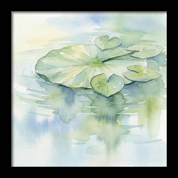 Tranquil Lily Pad Reflections