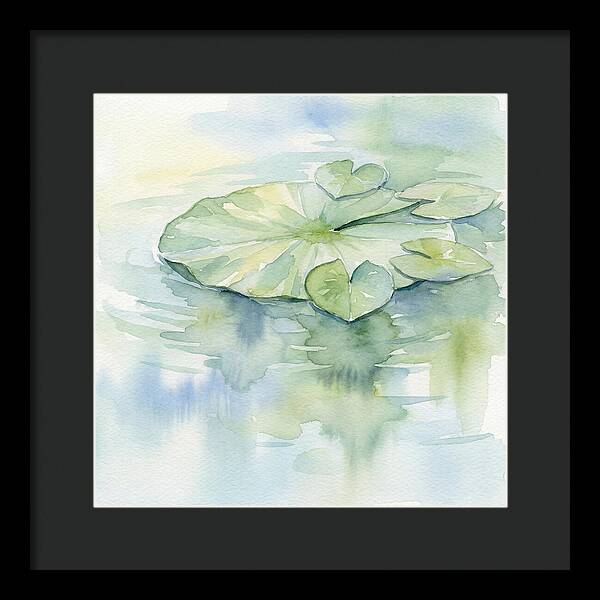 Tranquil Lily Pad Reflections