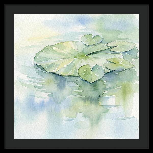 Tranquil Lily Pad Reflections