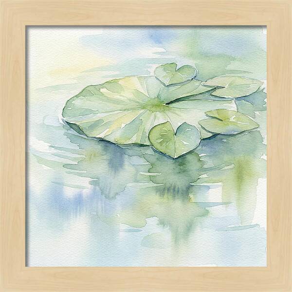 Tranquil Lily Pad Reflections
