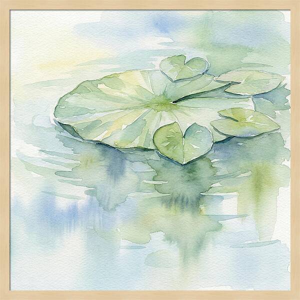 Tranquil Lily Pad Reflections