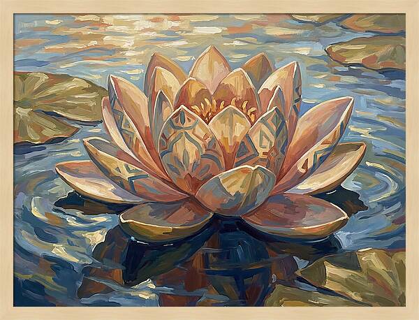 Tranquil Lotus Bloom