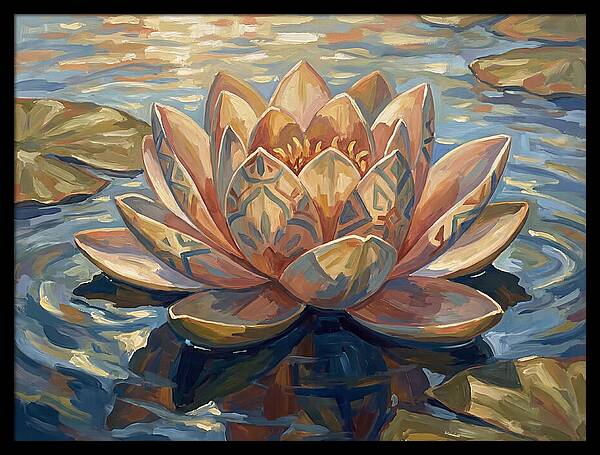Tranquil Lotus Bloom