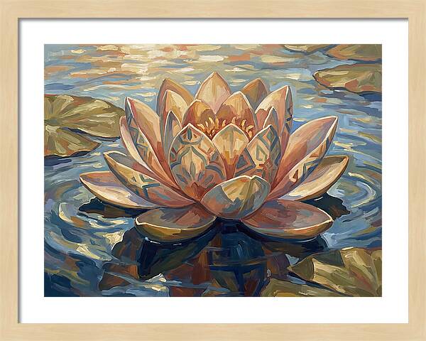 Tranquil Lotus Bloom