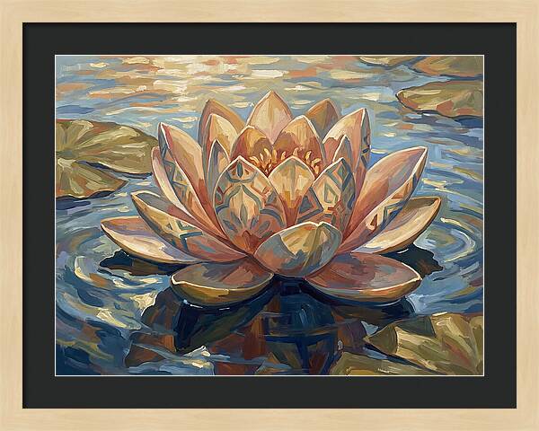 Tranquil Lotus Bloom