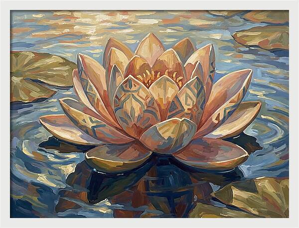Tranquil Lotus Bloom