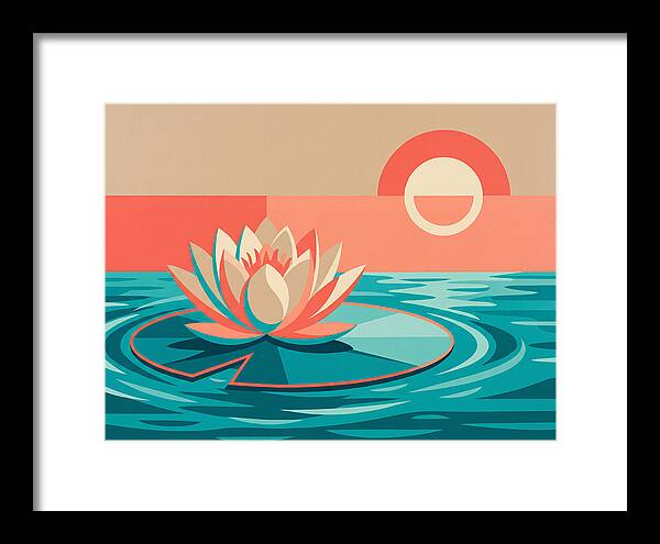 Tranquil Lotus Reflections