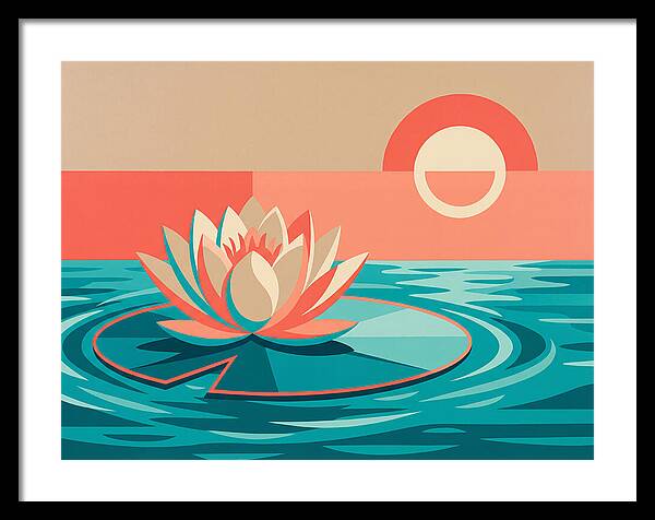 Tranquil Lotus Reflections