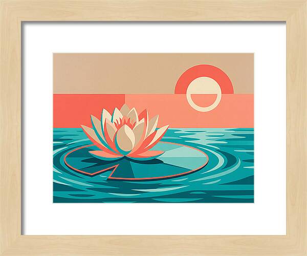 Tranquil Lotus Reflections