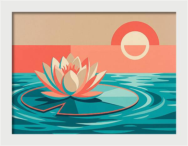Tranquil Lotus Reflections