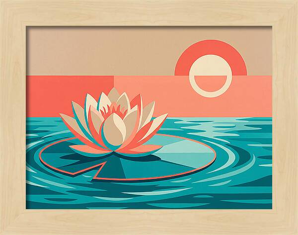 Tranquil Lotus Reflections