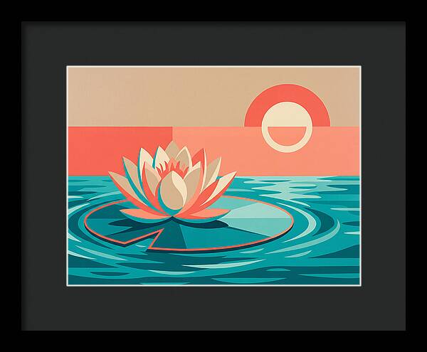 Tranquil Lotus Reflections