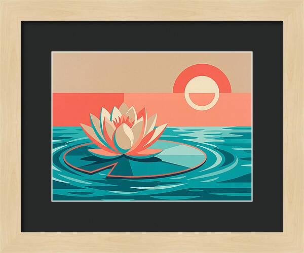Tranquil Lotus Reflections