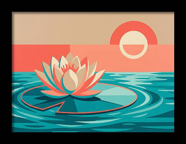 Tranquil Lotus Reflections
