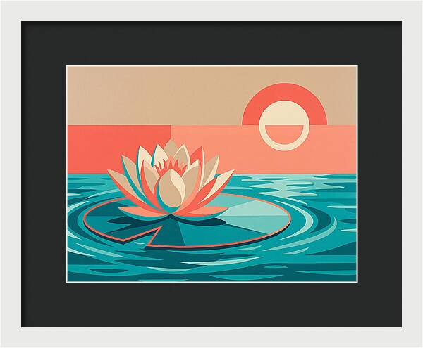 Tranquil Lotus Reflections