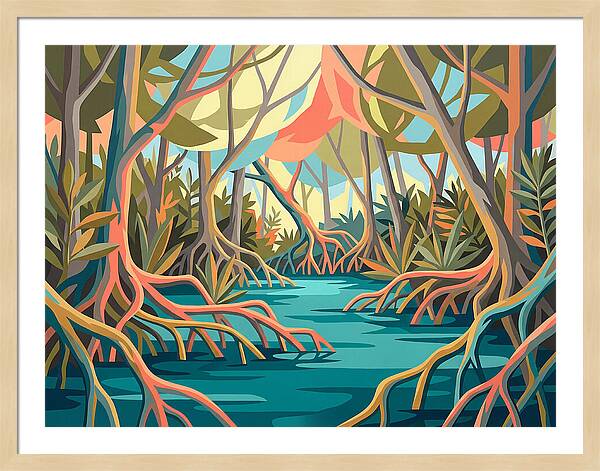 Tranquil Mangrove Waters 5228
