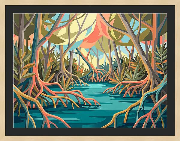 Tranquil Mangrove Waters 5228
