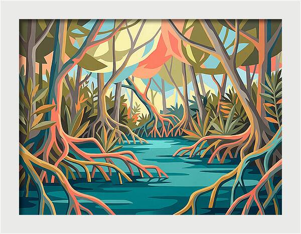 Tranquil Mangrove Waters 5228