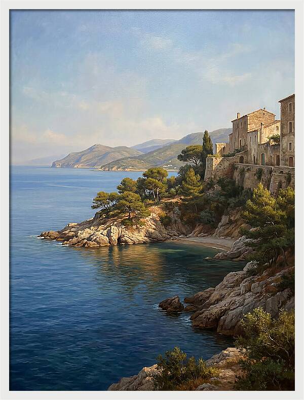Tranquil Mediterranean Coastline