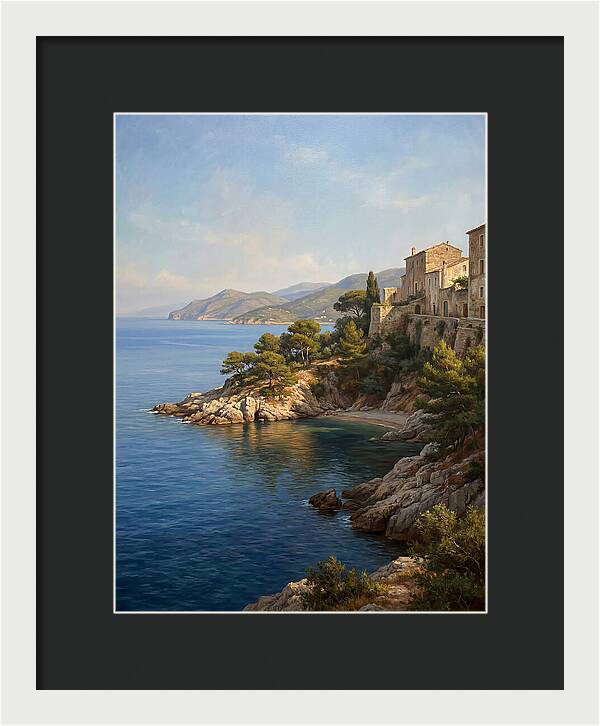Tranquil Mediterranean Coastline