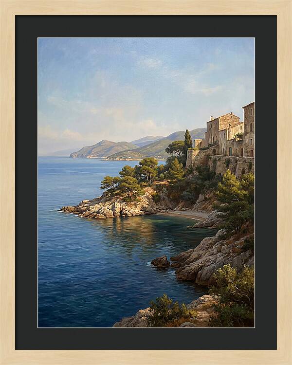 Tranquil Mediterranean Coastline