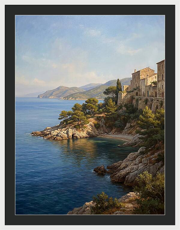 Tranquil Mediterranean Coastline