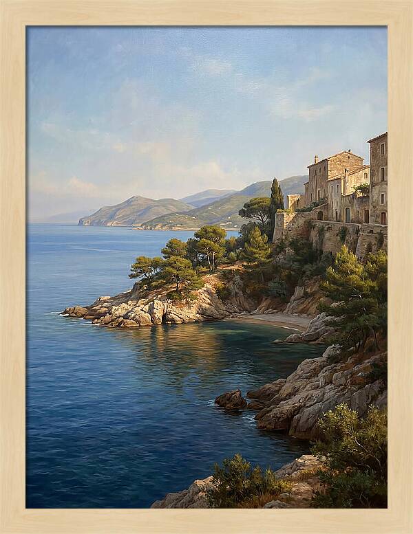 Tranquil Mediterranean Coastline