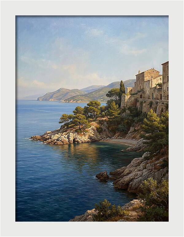 Tranquil Mediterranean Coastline