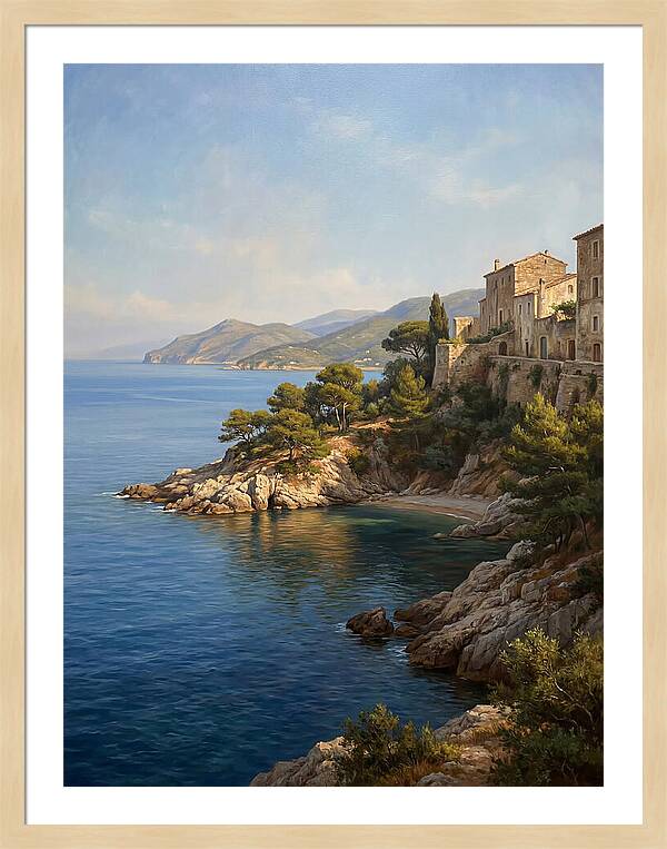 Tranquil Mediterranean Coastline