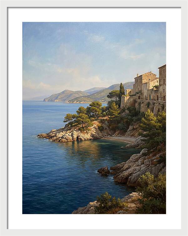 Tranquil Mediterranean Coastline
