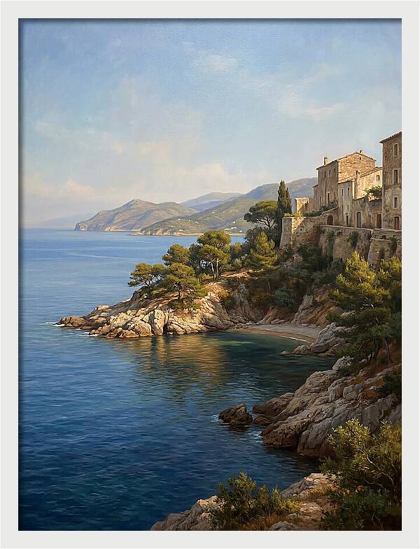 Tranquil Mediterranean Coastline