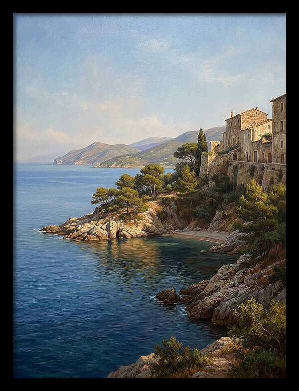 Tranquil Mediterranean Coastline