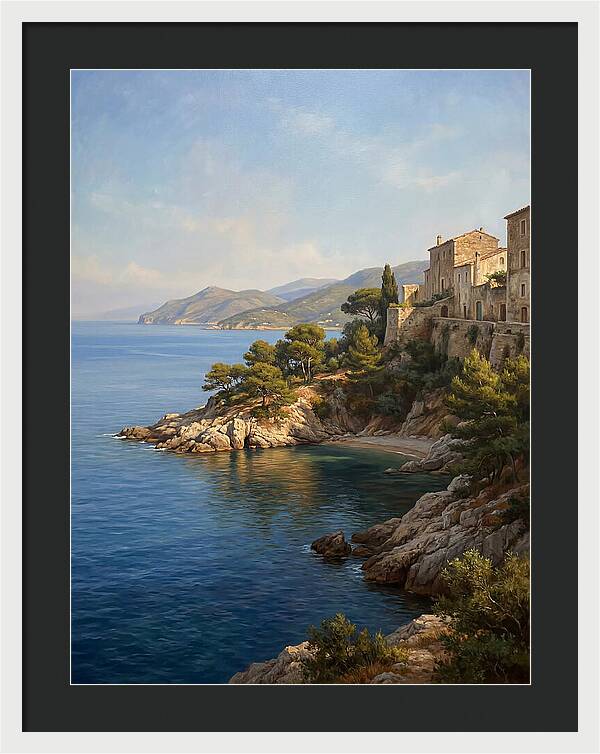 Tranquil Mediterranean Coastline