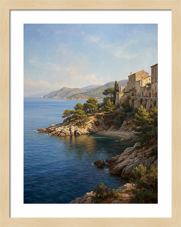 Tranquil Mediterranean Coastline