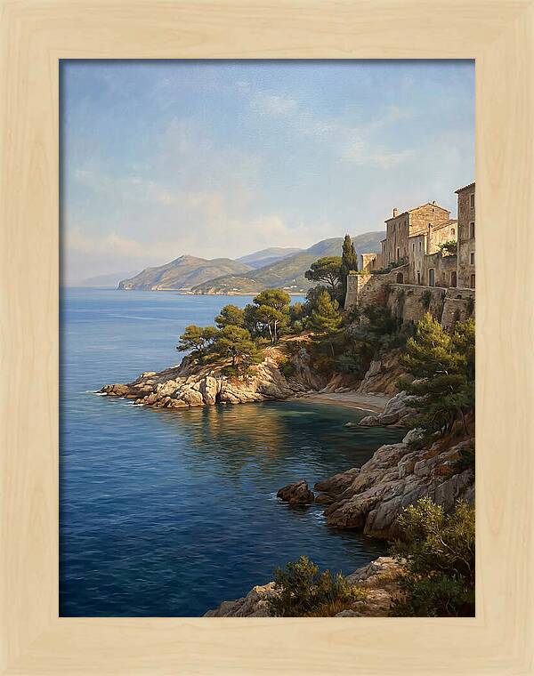 Tranquil Mediterranean Coastline
