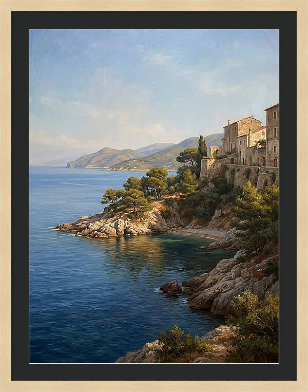 Tranquil Mediterranean Coastline