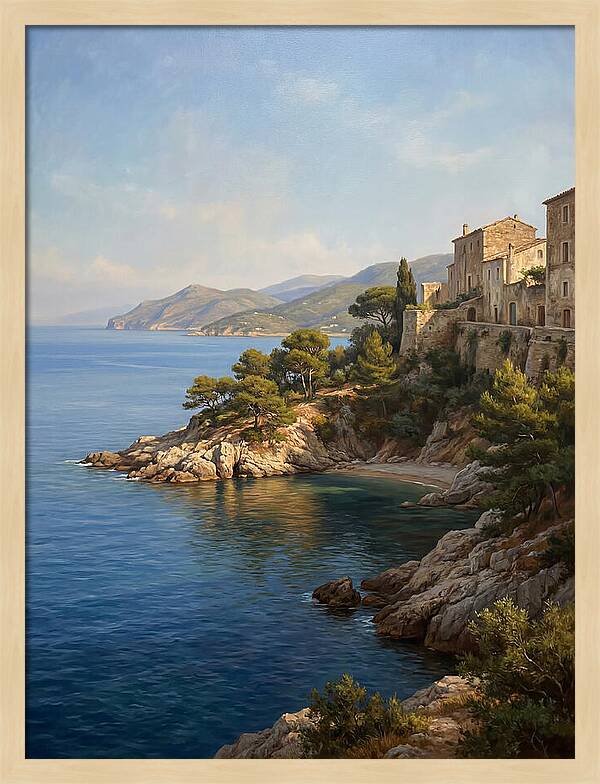 Tranquil Mediterranean Coastline