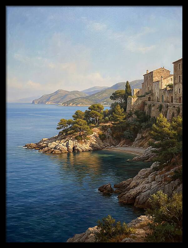 Tranquil Mediterranean Coastline